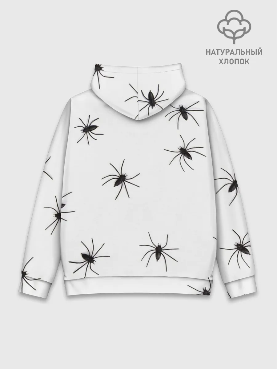 Худи мужской база хлопок / Пауки