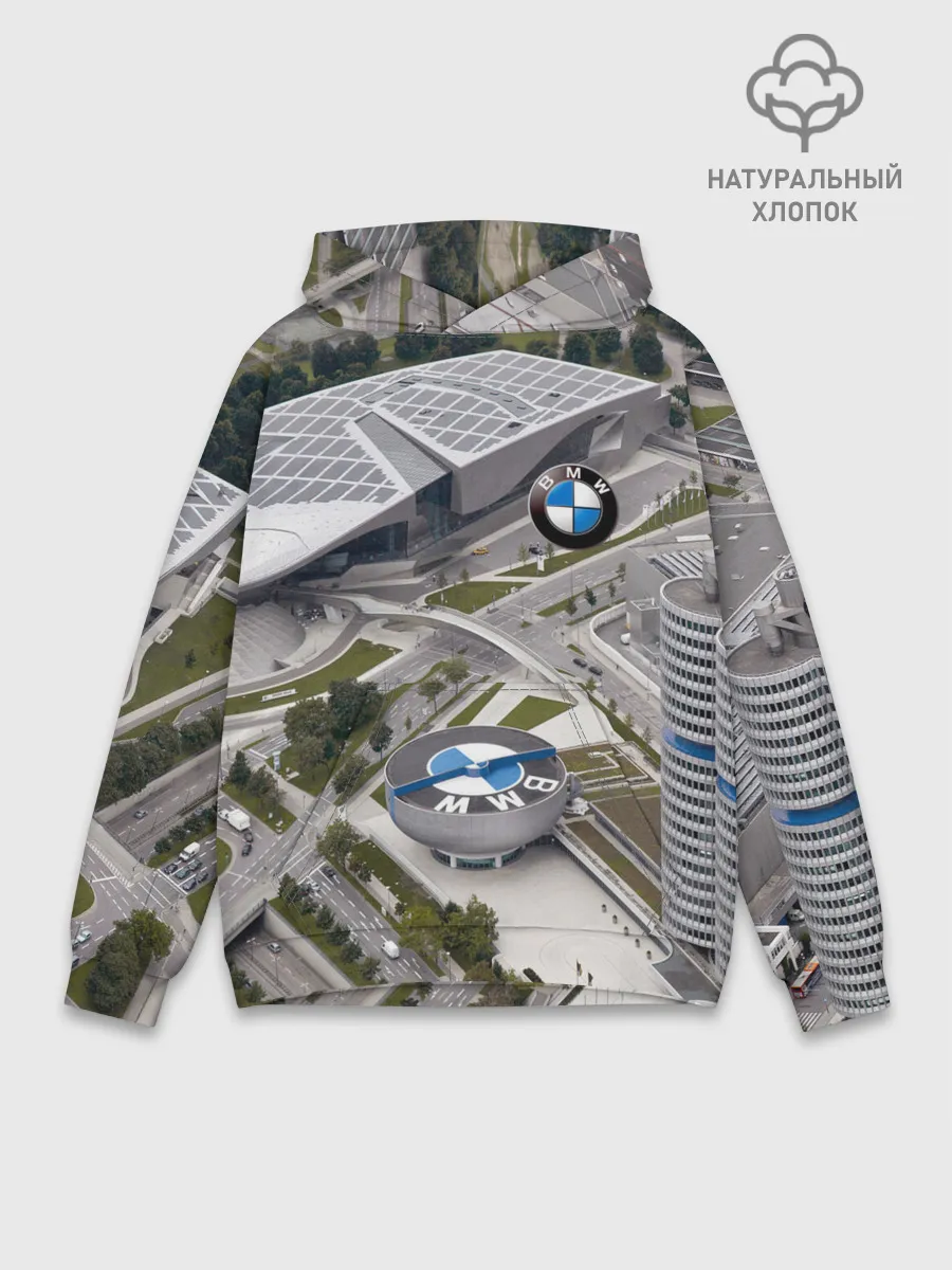 Худи мужской база хлопок / BMW city