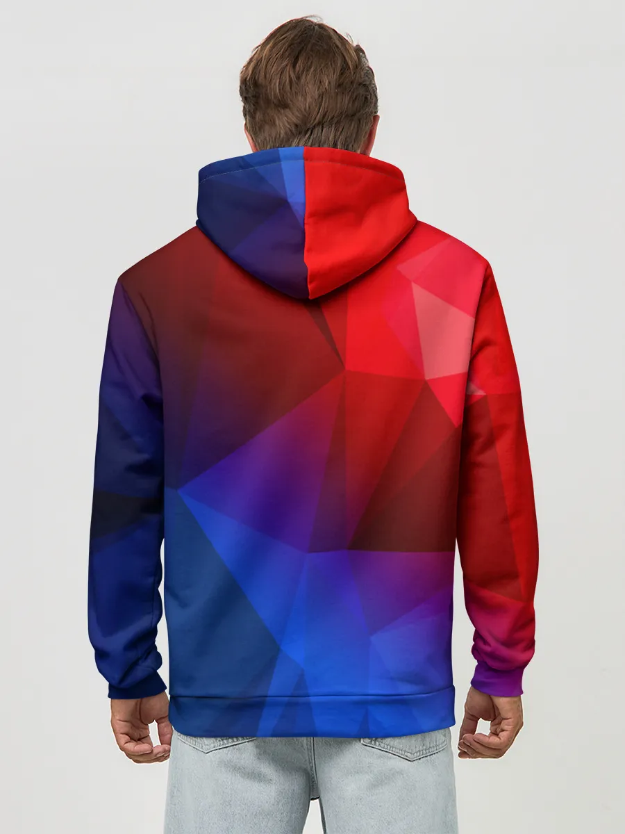 Худи мужской база хлопок / RED&BLUE