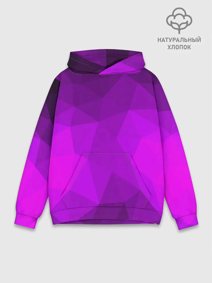 Худи мужской база хлопок / НЕОНОВАЯ АБСТРАКЦИЯ