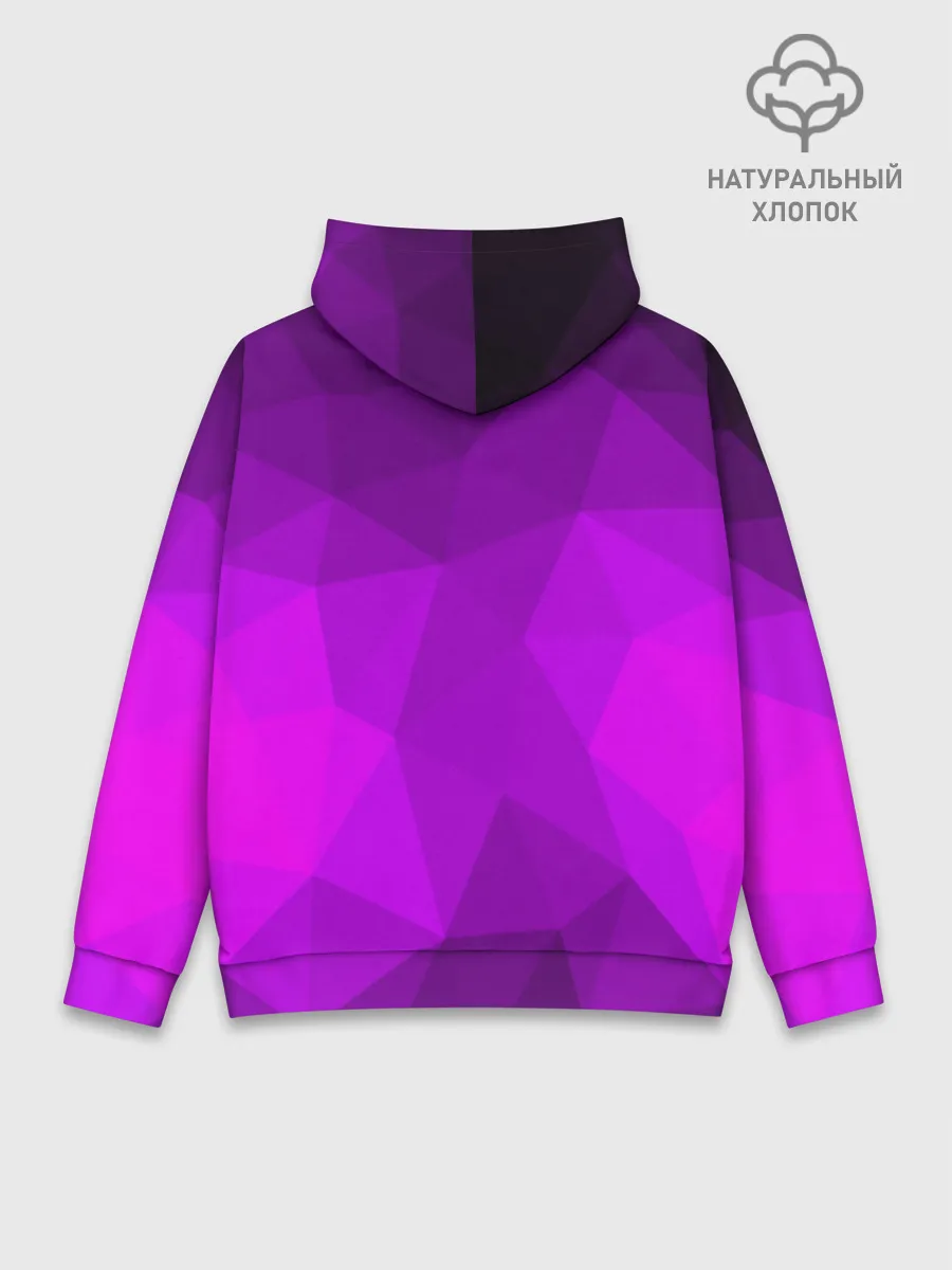 Худи мужской база хлопок / НЕОНОВАЯ АБСТРАКЦИЯ