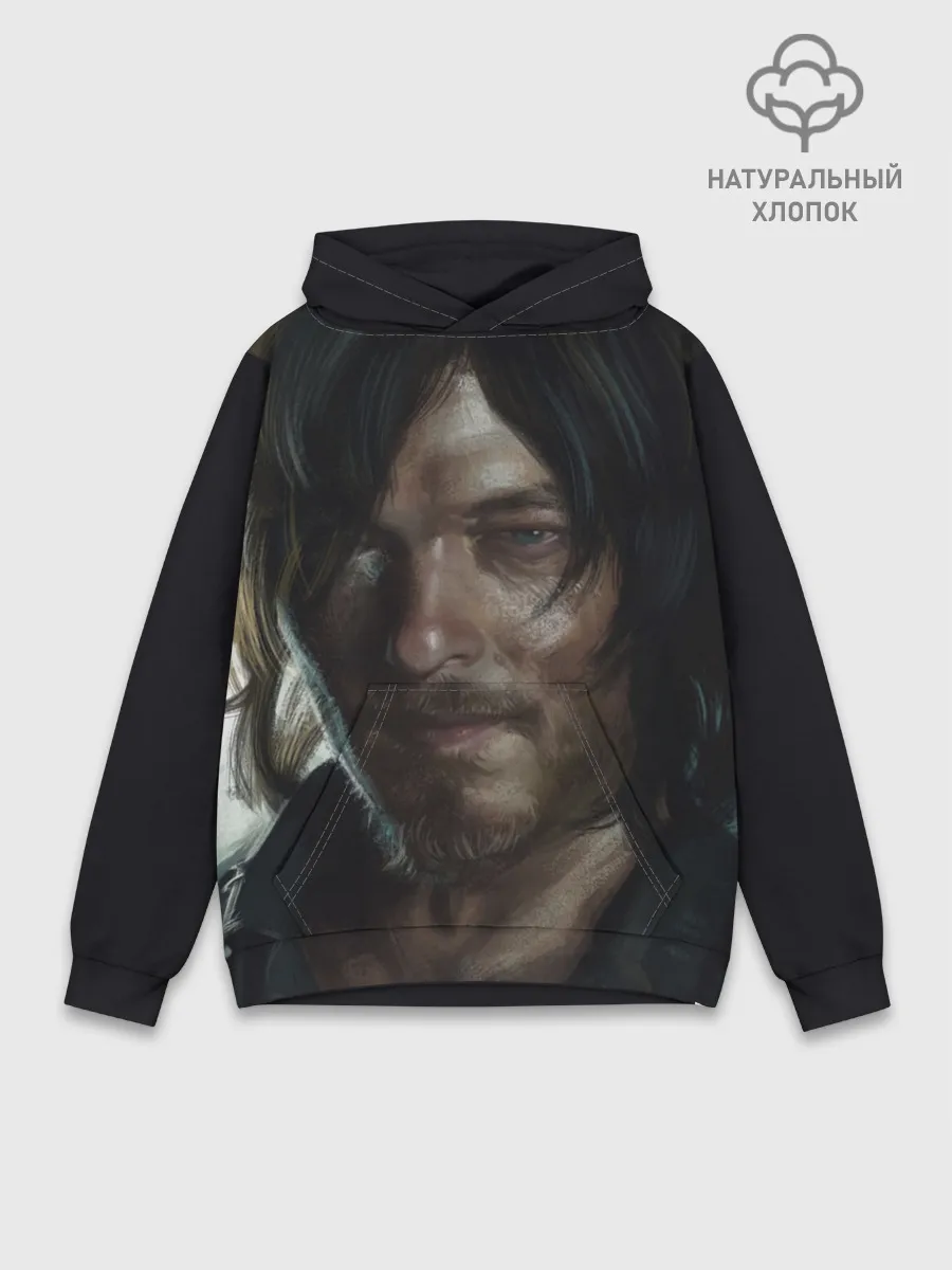 Худи мужской база хлопок / The Walking Dead