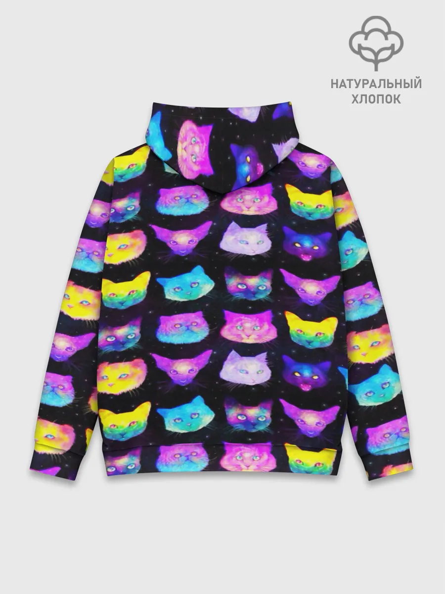 Худи мужской база хлопок / КОТО КОСМОС