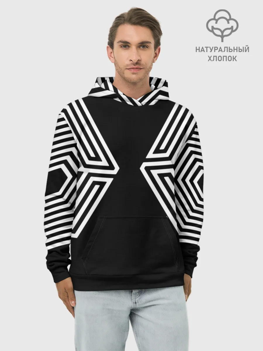 Худи мужской база хлопок / EXO