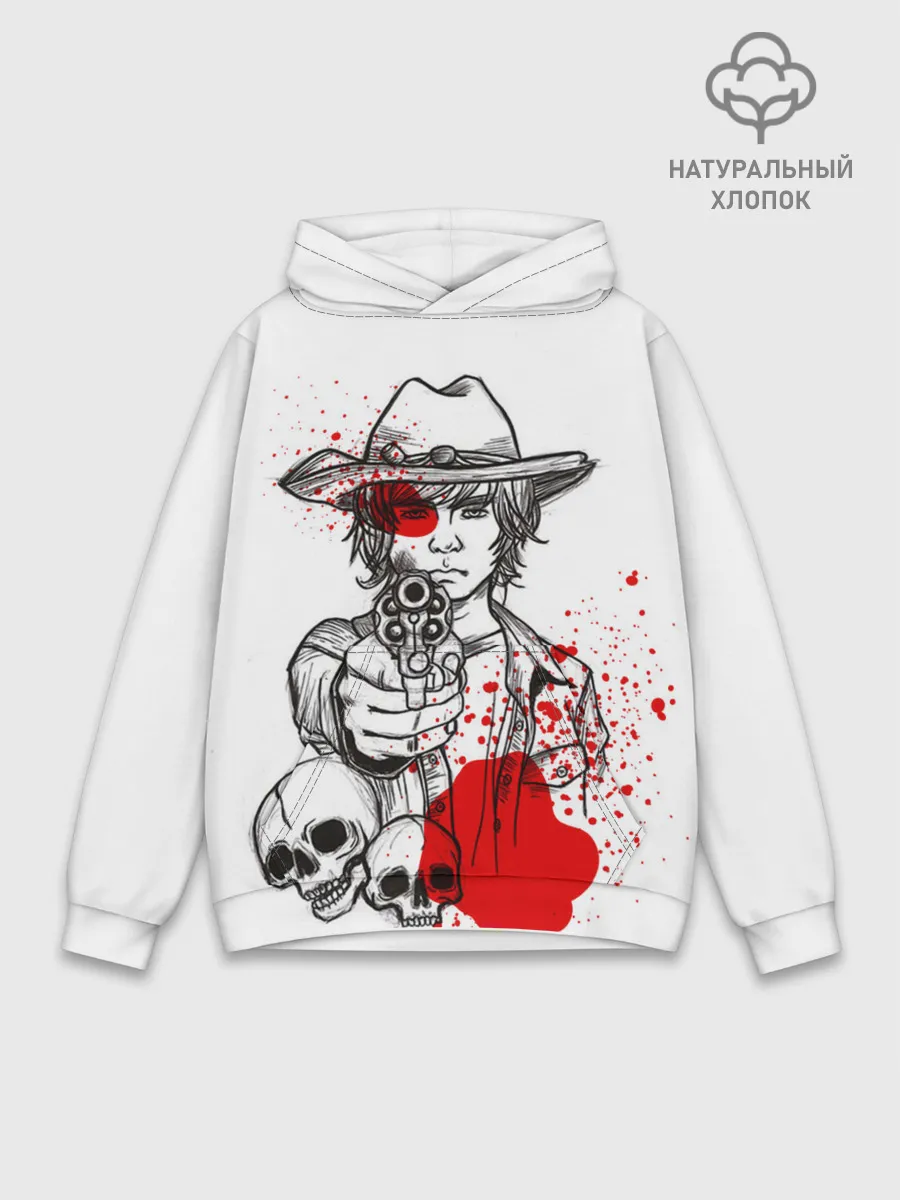 Худи мужской база хлопок / The Walking Dead