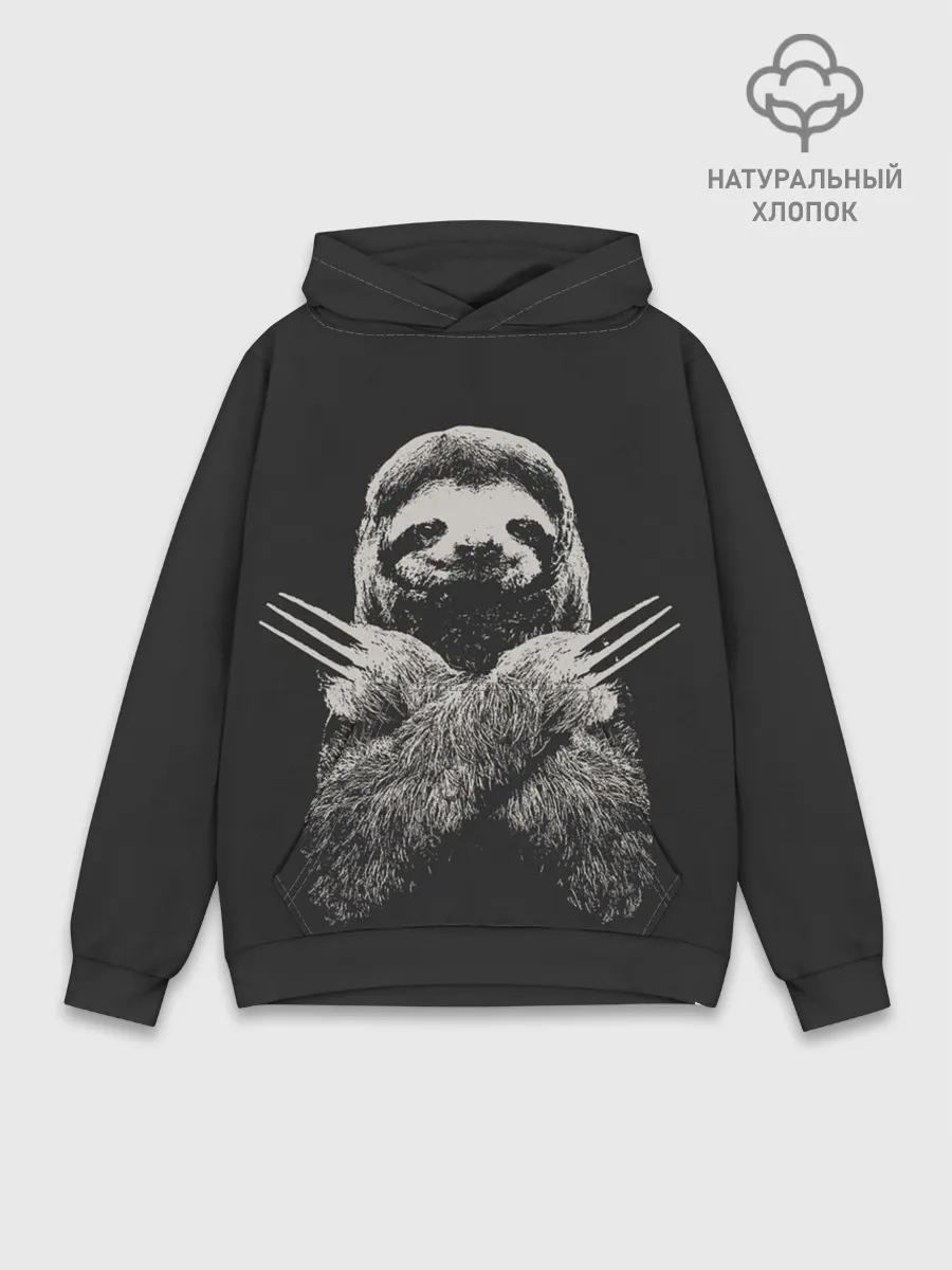 Худи мужской база хлопок / Slotherine