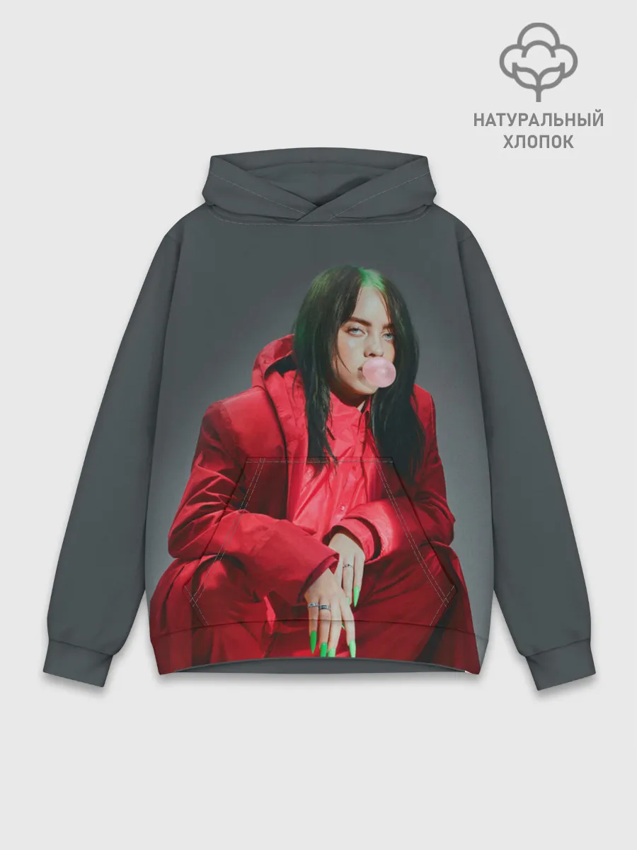 Худи мужской база хлопок / Билли Айлиш