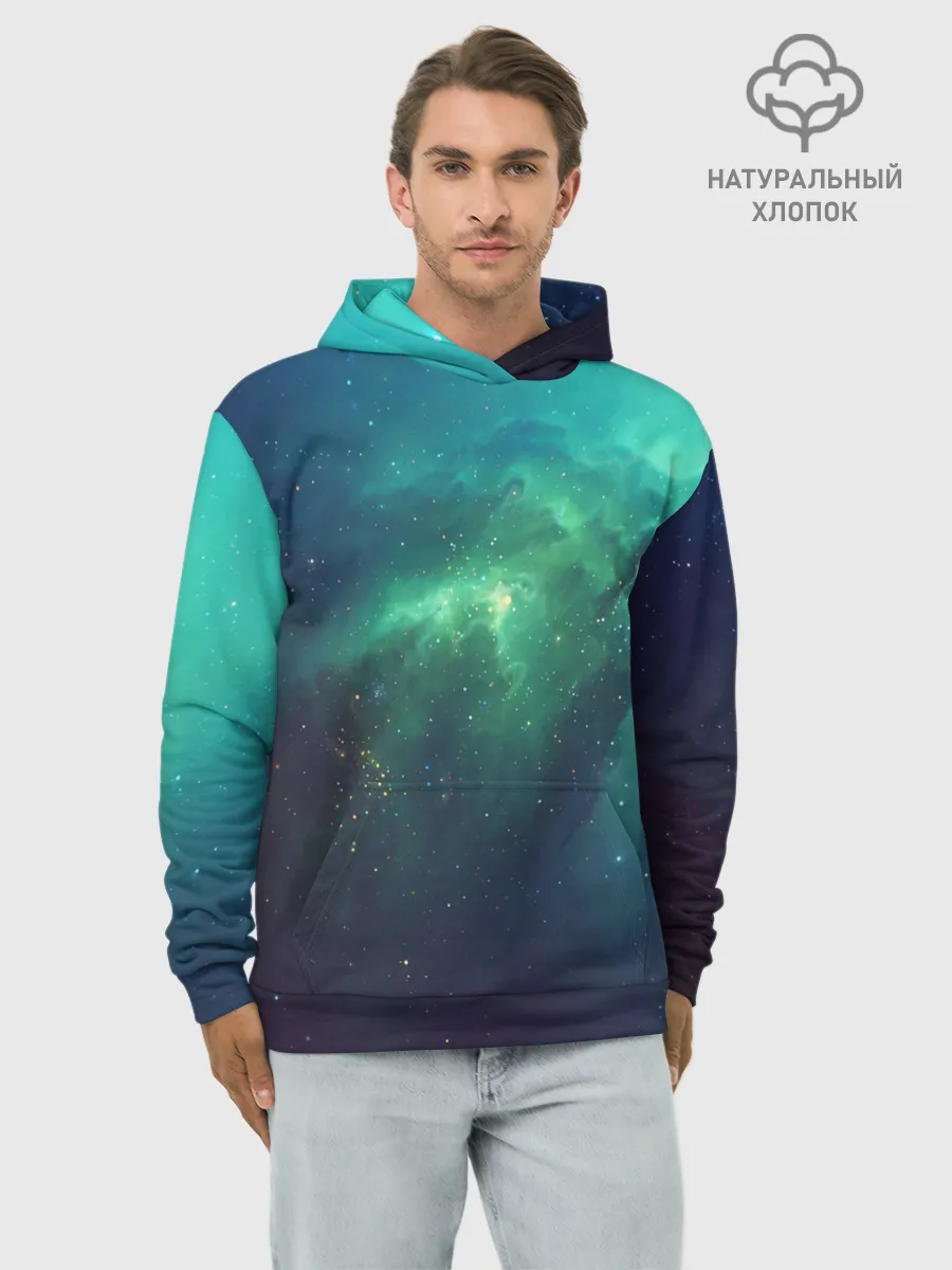 Худи мужской база хлопок / GALAXY