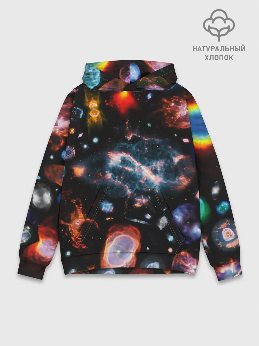 Худи мужской база хлопок / КОСМОС