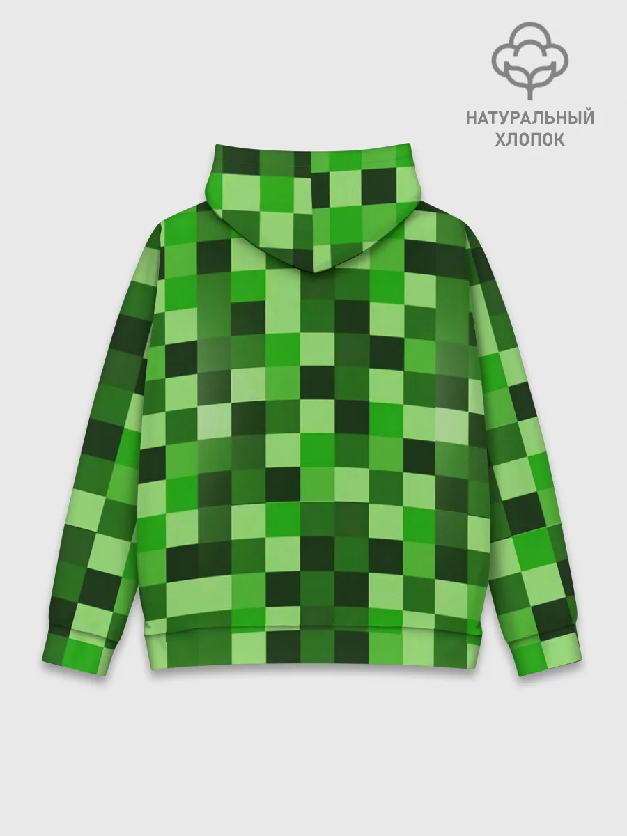 Худи мужской база хлопок / MINECRAFT