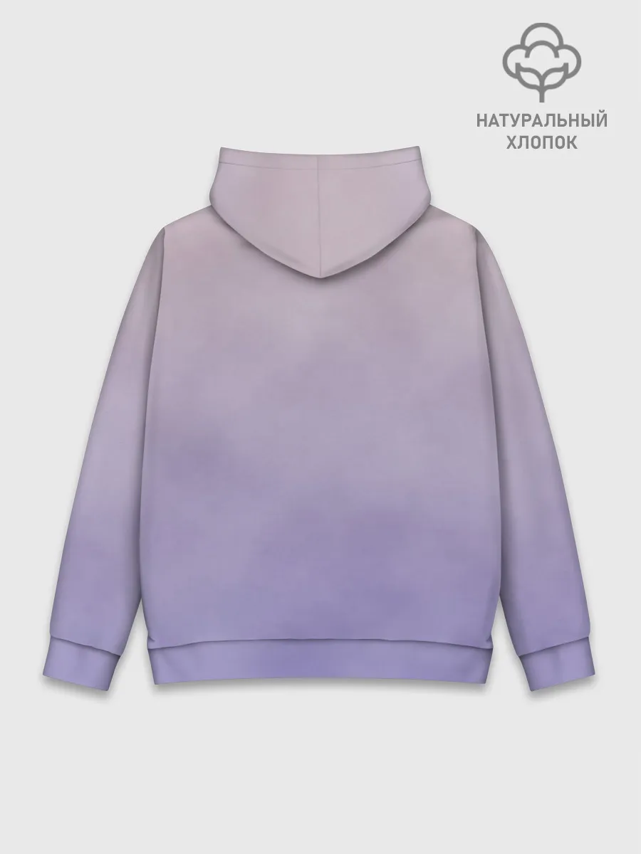 Худи мужской база хлопок / Гимнастка на полотне