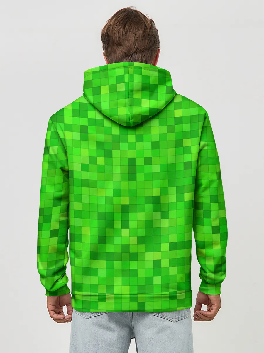 Худи мужской база хлопок / MINECRAFT