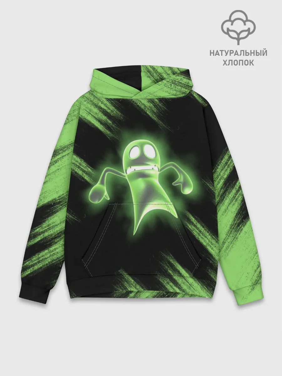 Худи мужской база хлопок / Luigis Mansion