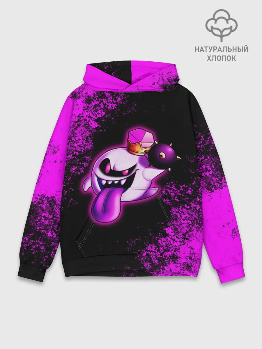 Худи мужской база хлопок / Luigis Mansion