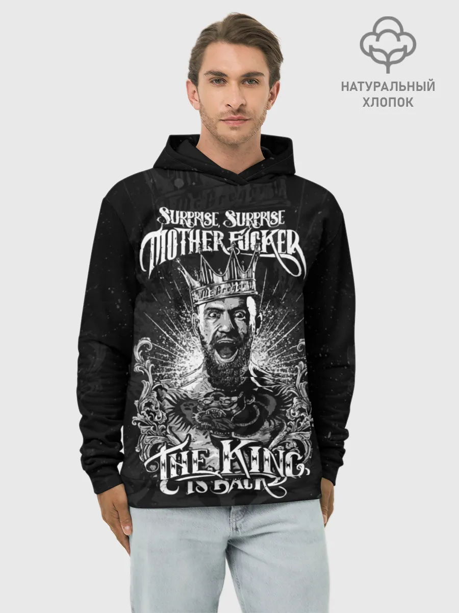 Худи мужской база хлопок / Конор Макгрегор