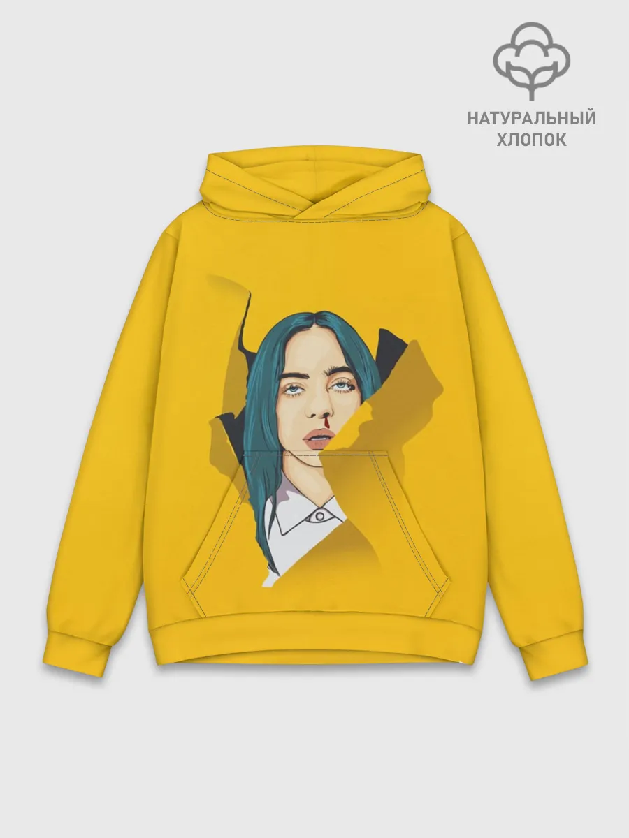 Худи мужской база хлопок / Billie Eilish
