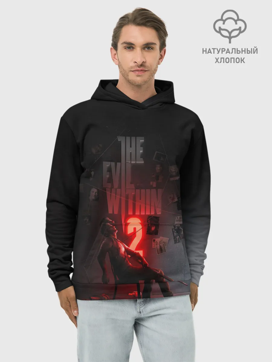 Худи мужской база хлопок / The Evil Within 2