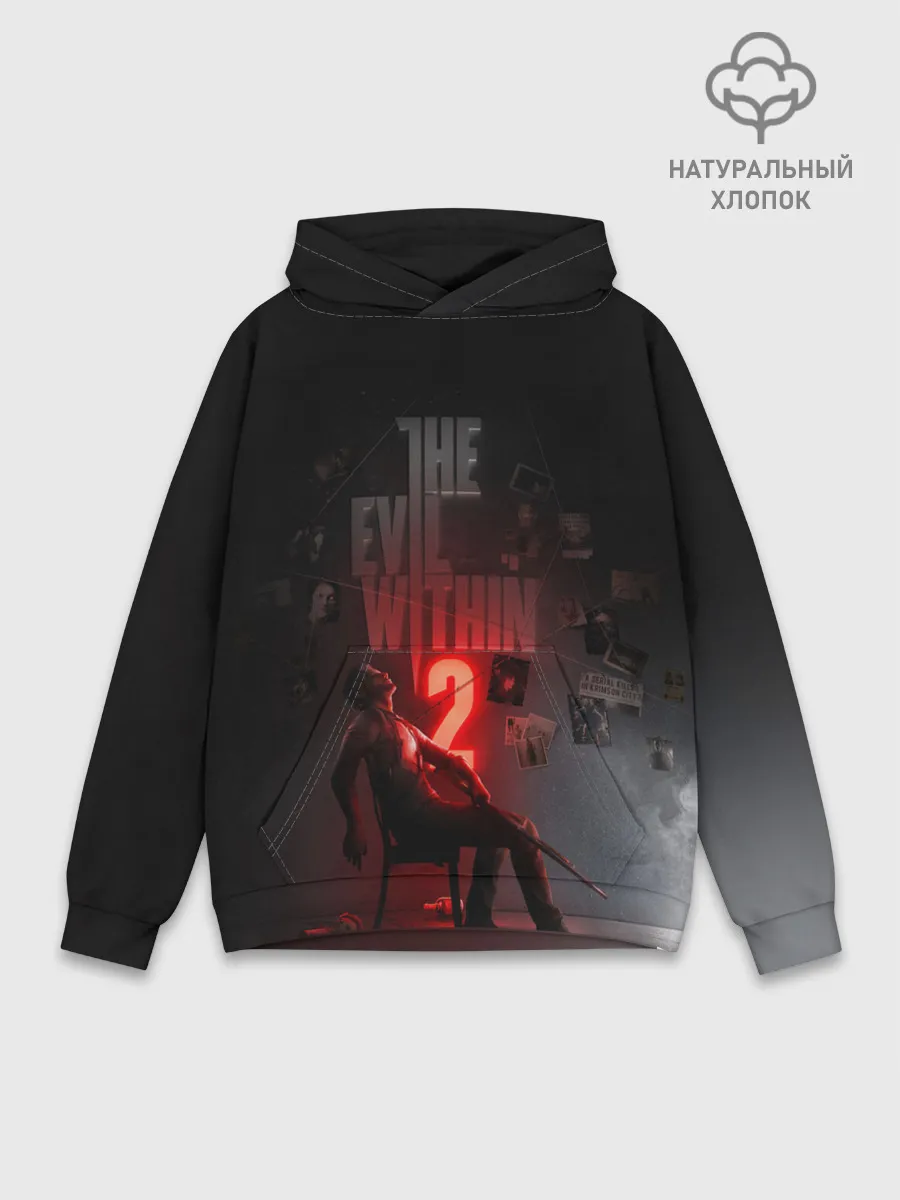 Худи мужской база хлопок / The Evil Within 2