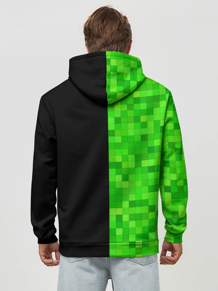 Худи мужской база хлопок / MINECRAFT