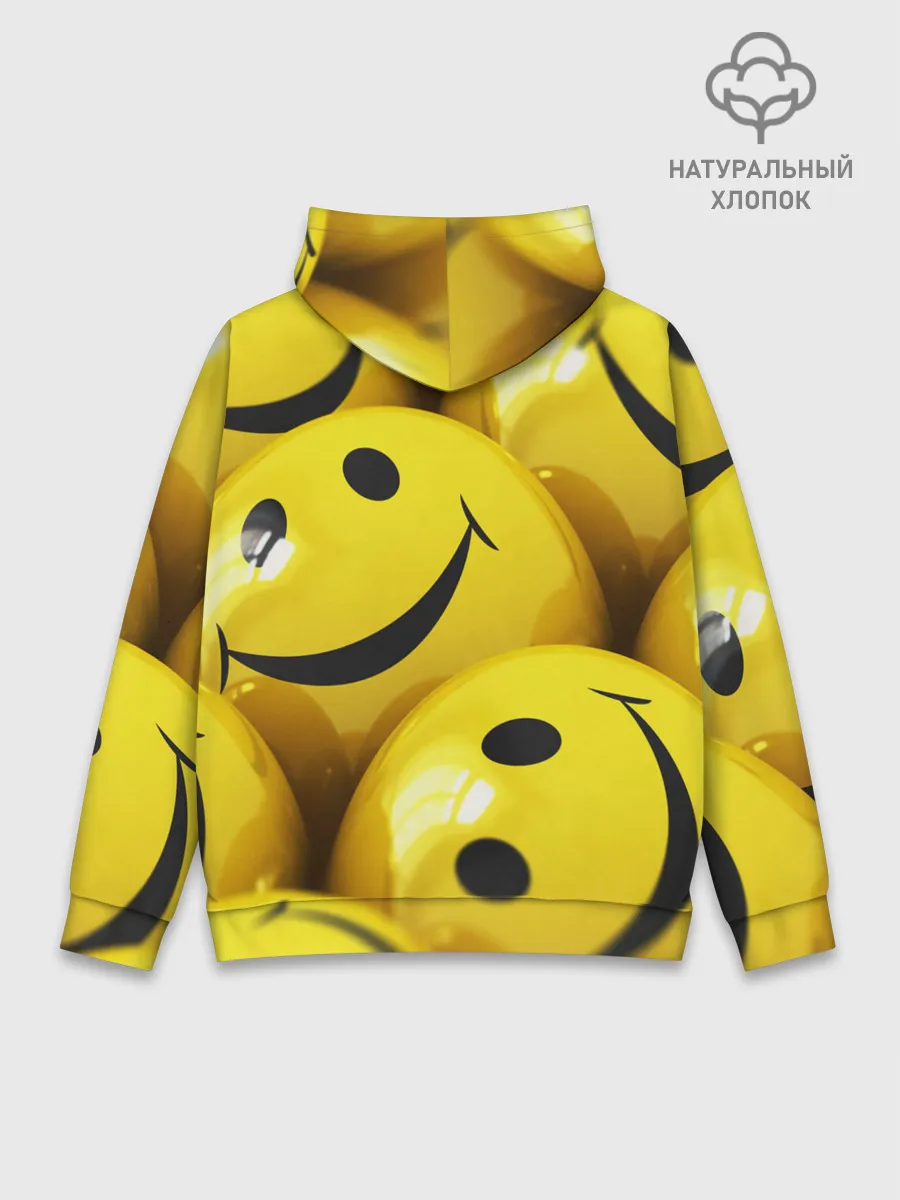 Худи мужской база хлопок / YELLOW SMILE