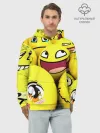 Худи мужской база хлопок / ЖЕЛТЫЕ СМАЙЛИКИ