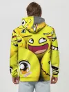 Худи мужской база хлопок / ЖЕЛТЫЕ СМАЙЛИКИ
