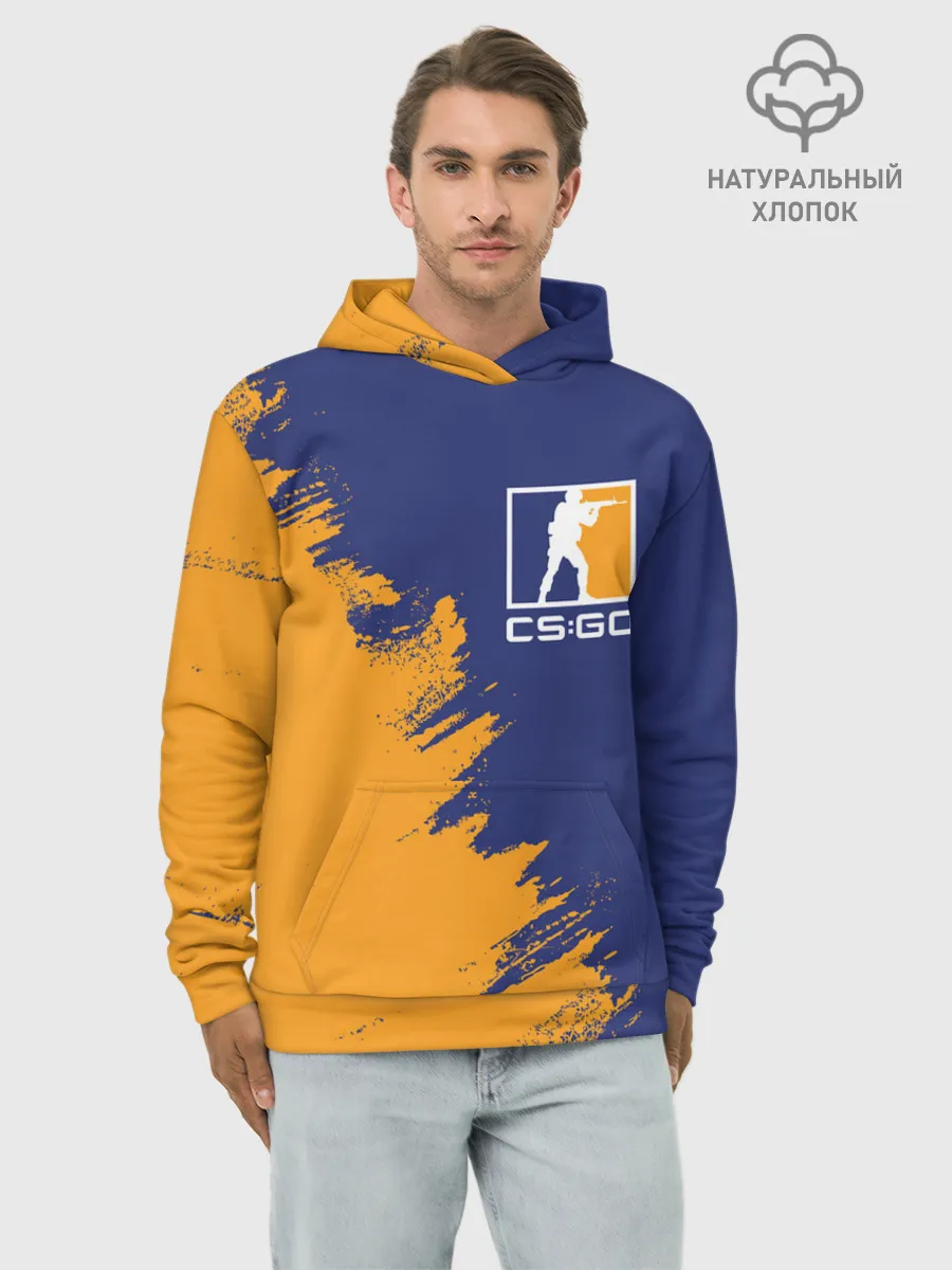 Худи мужской база хлопок / CS:GO