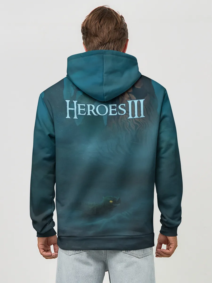 Худи мужской база хлопок / Сэр Троглодит - Болото, англ