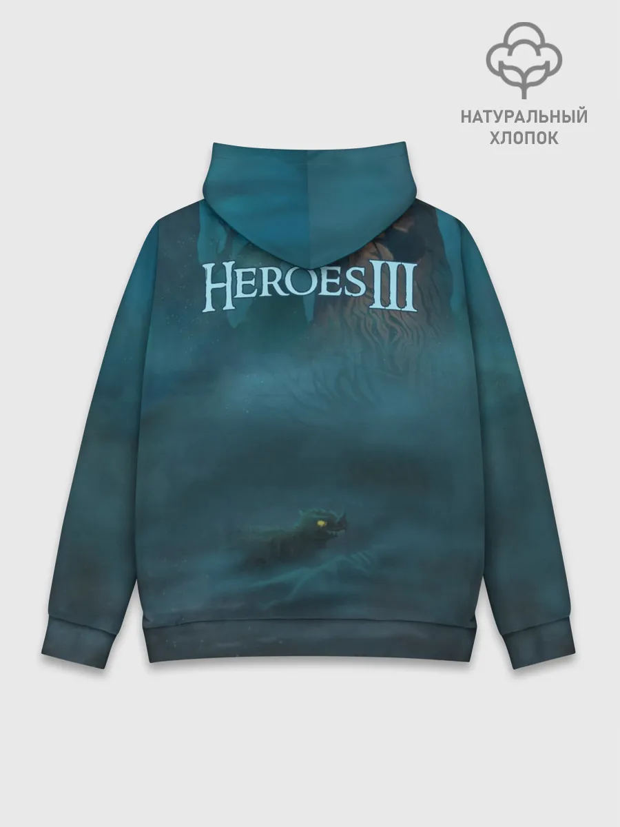 Худи мужской база хлопок / Сэр Троглодит - Болото, англ