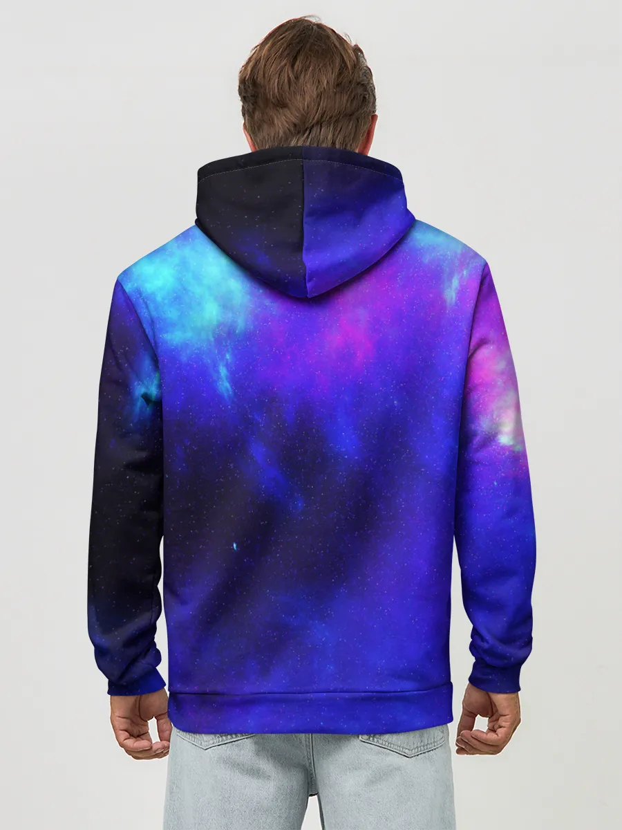 Худи мужской база хлопок / СЕВЕРНОЕ СИЯНИЕ