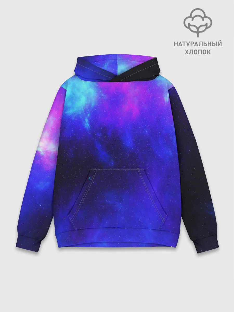 Худи мужской база хлопок / СЕВЕРНОЕ СИЯНИЕ
