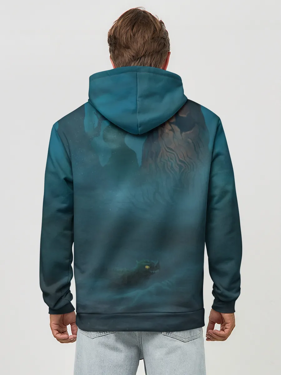 Худи мужской база хлопок / Сэр Троглодит - Болото