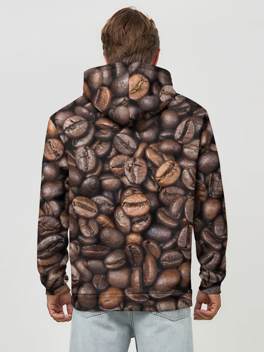 Худи мужской база хлопок / Coffee