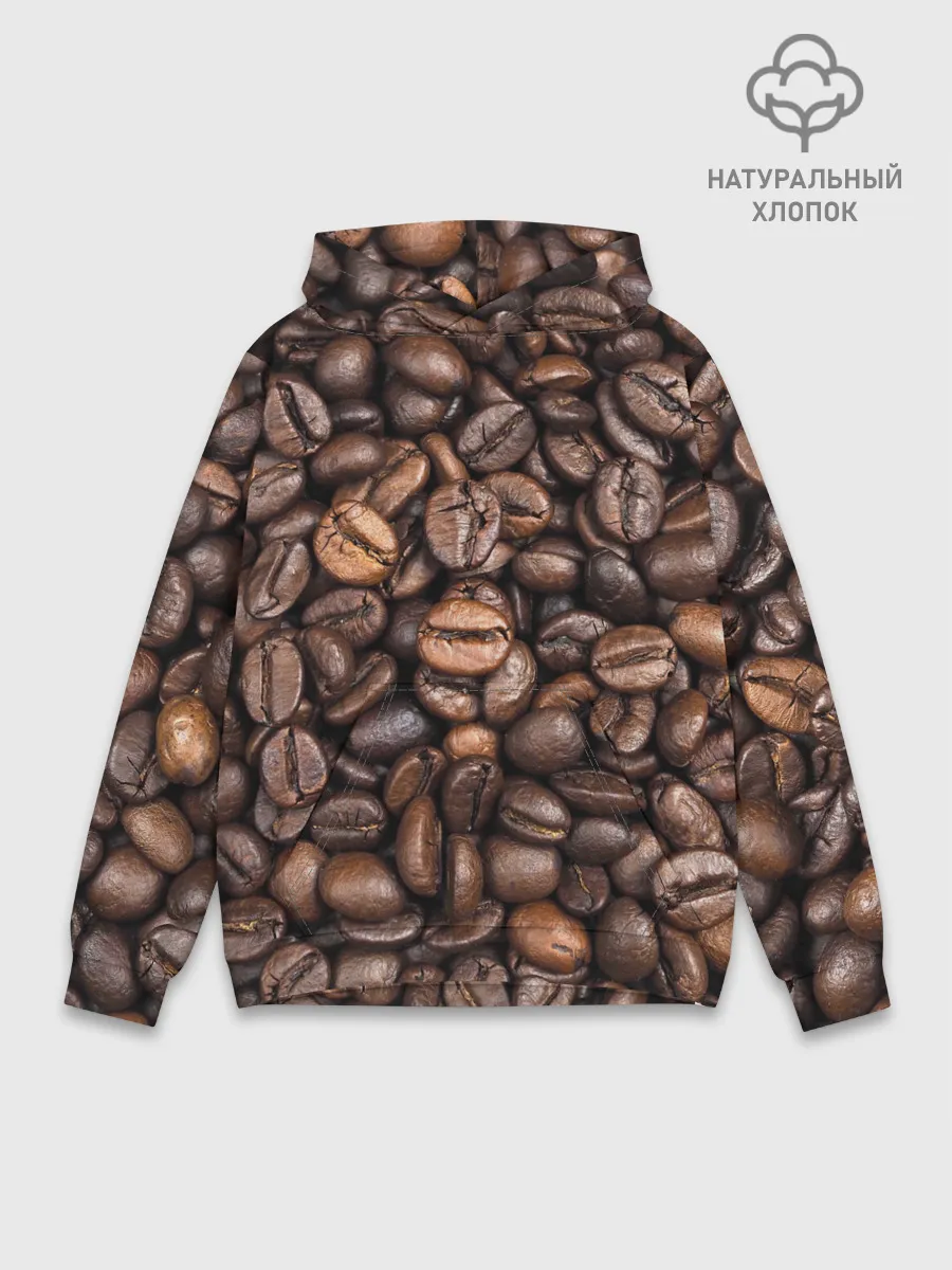 Худи мужской база хлопок / Coffee