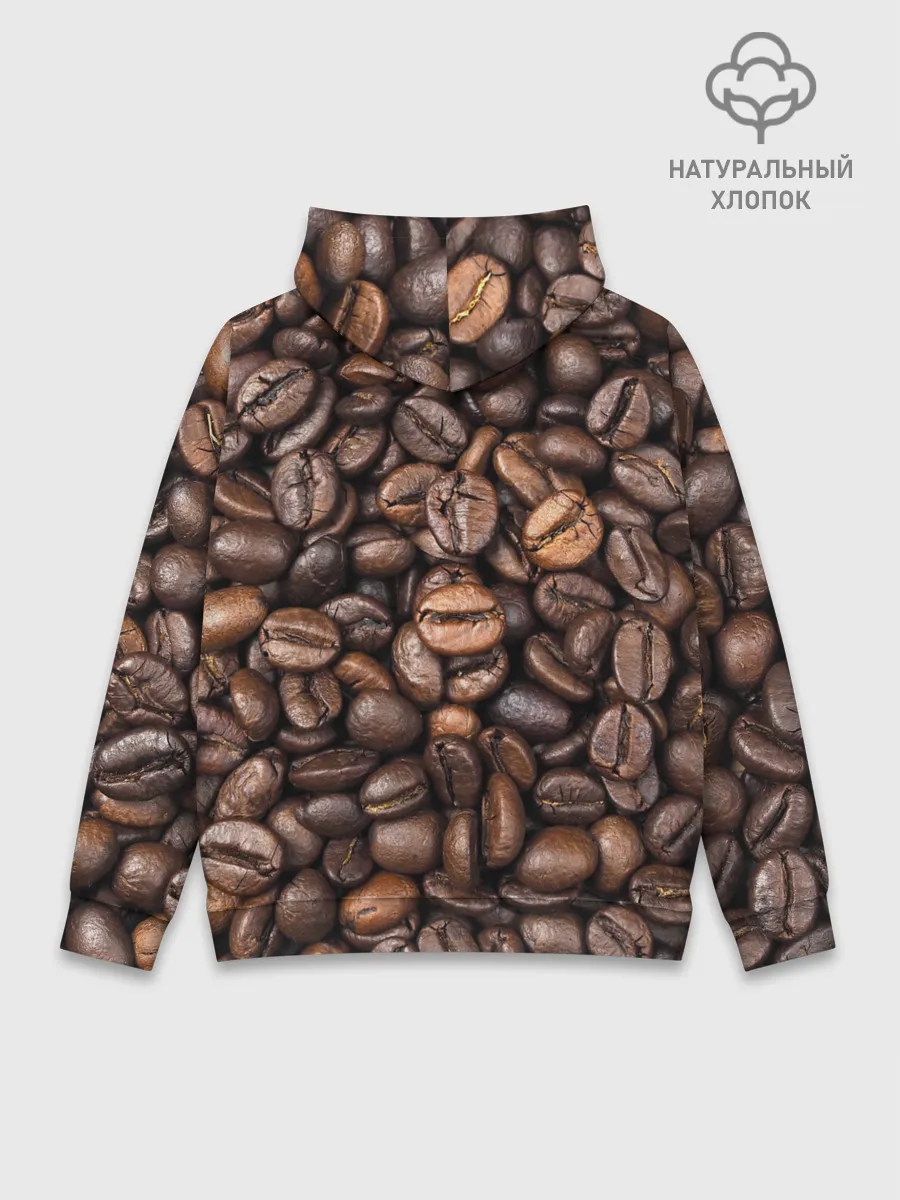 Худи мужской база хлопок / Coffee