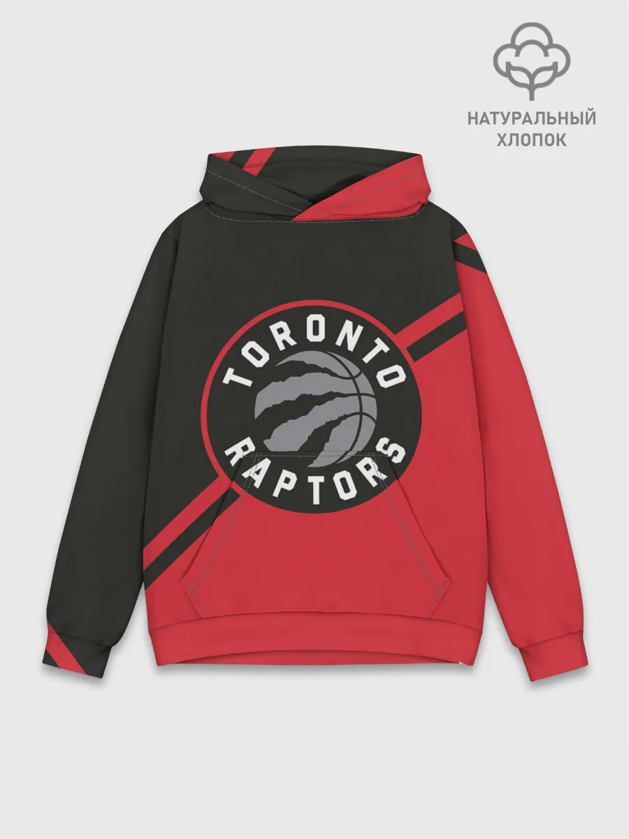 Худи мужской база хлопок / Toronto Raptors BR
