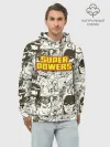 Худи мужской база хлопок / Super Powers