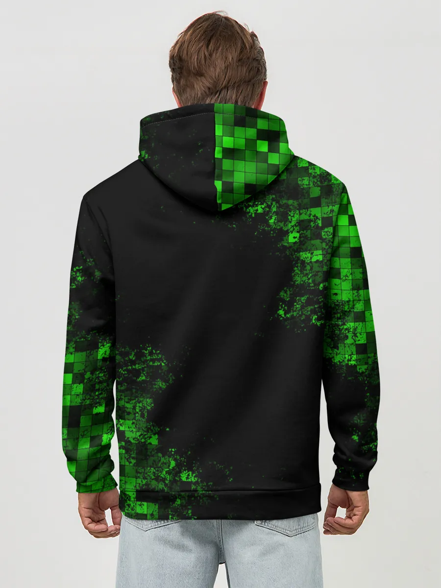 Худи мужской база хлопок / MINECRAFT