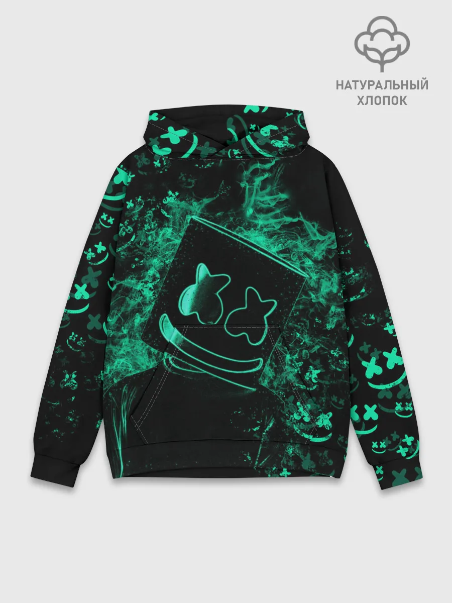 Худи мужской база хлопок / Marshmello