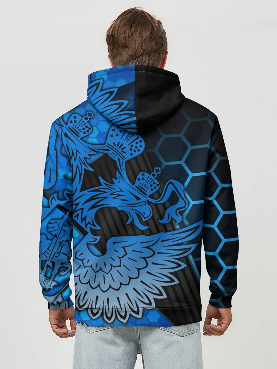 Худи мужской база хлопок / Хоккей