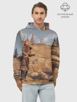 Худи мужской база хлопок / Horizon Zero Dawn