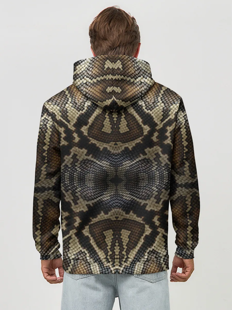 Худи мужской база хлопок / Snakeskin