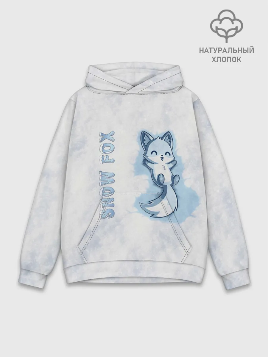 Худи мужской база хлопок / Snow fox