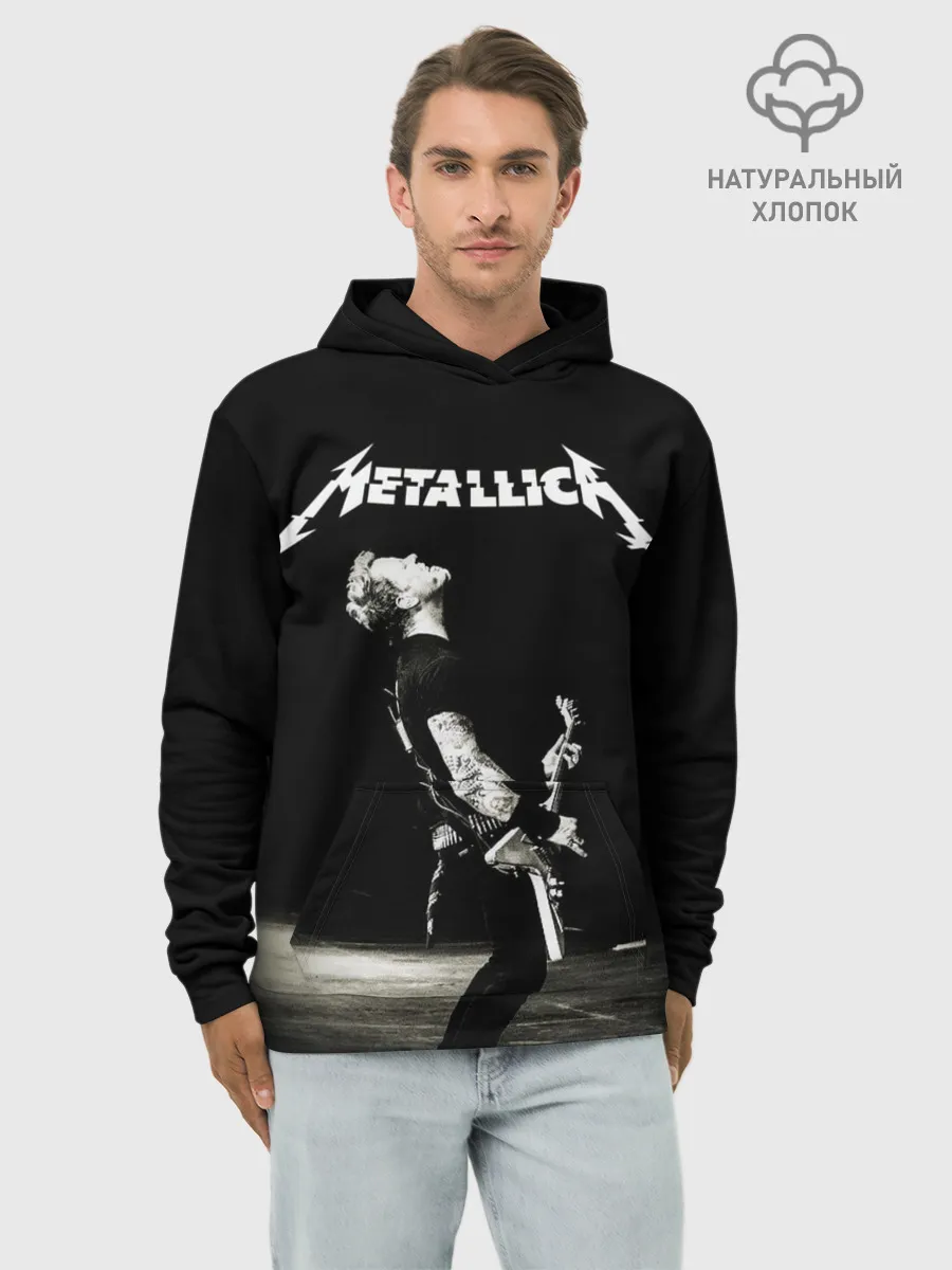 Худи мужской база хлопок / Metallica