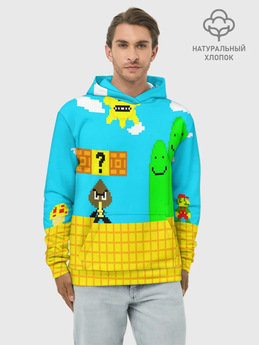 Худи мужской база хлопок / MARIO