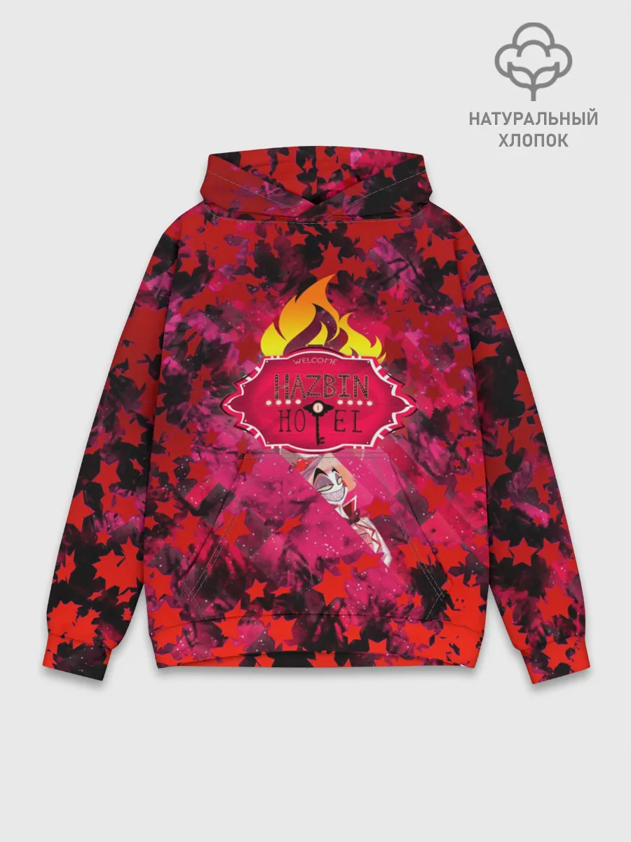 Худи мужской база хлопок / Hazbin Hotel