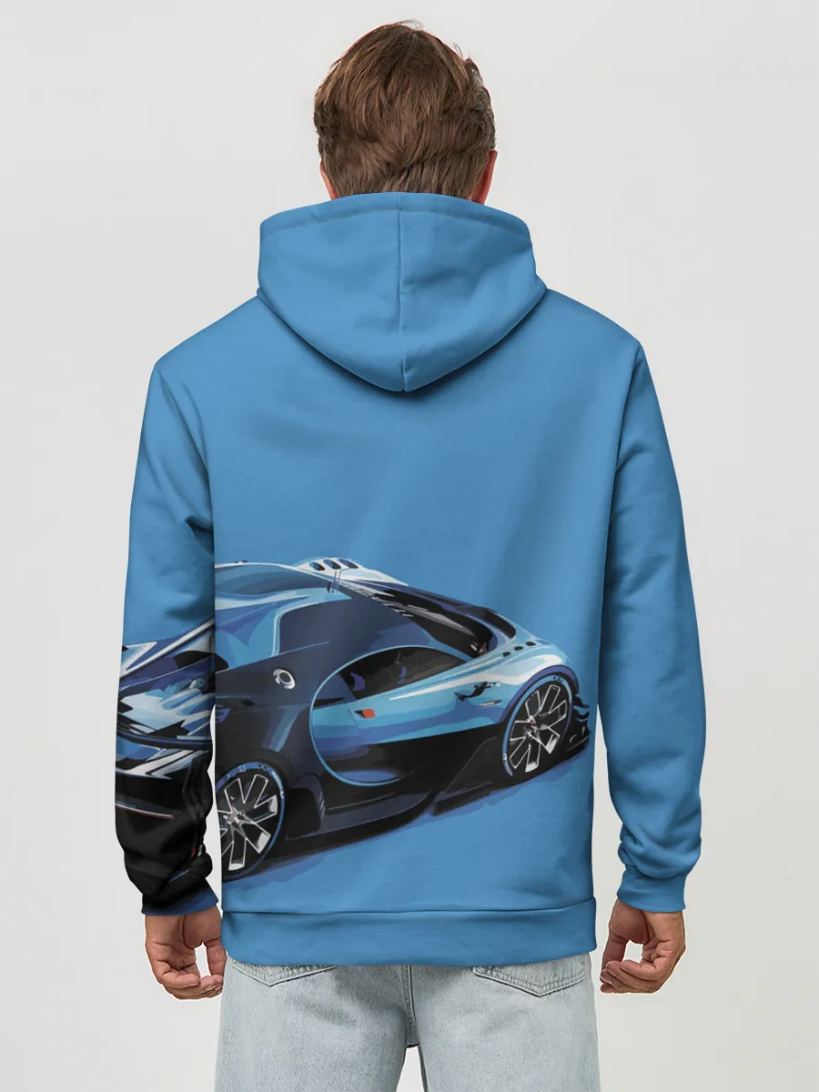 Худи мужской база хлопок / Bugatti