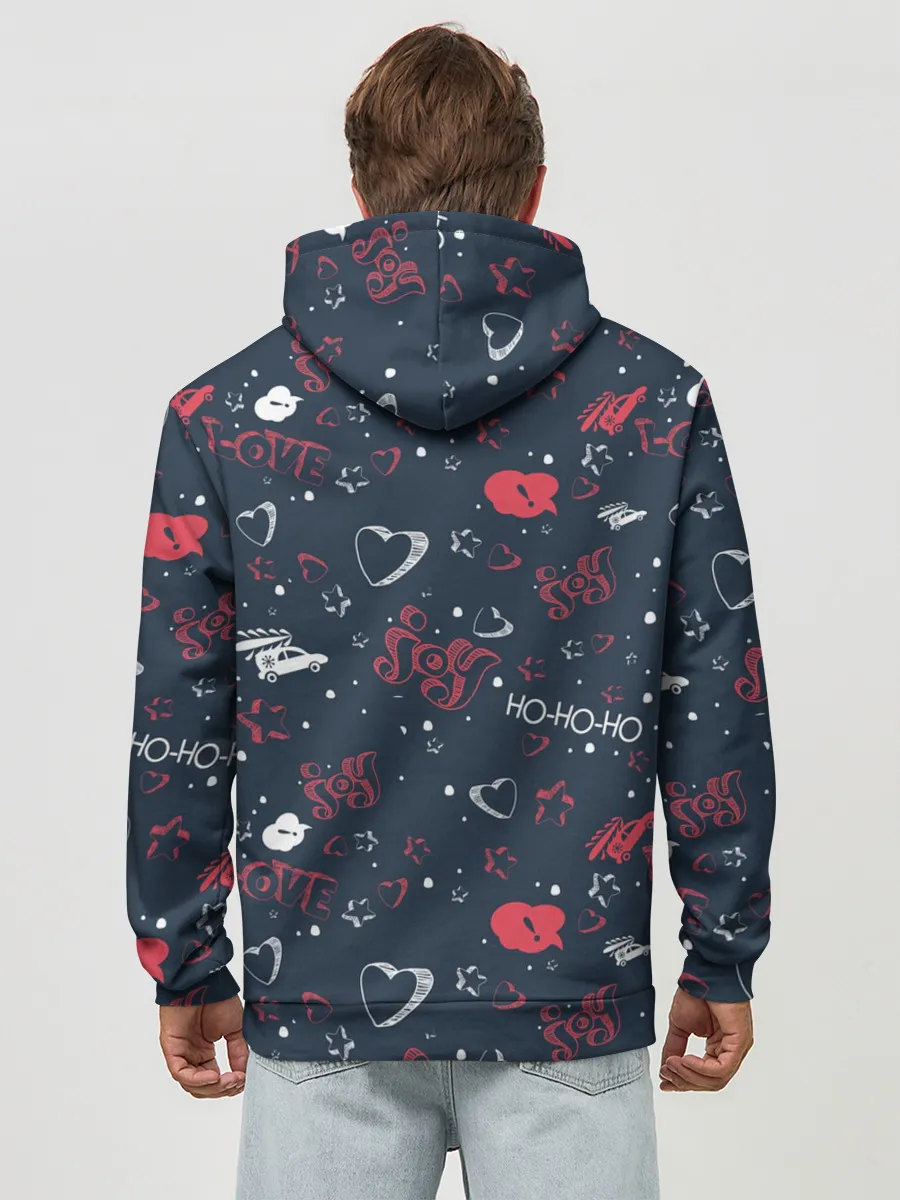 Худи мужской база хлопок / Happy new Year