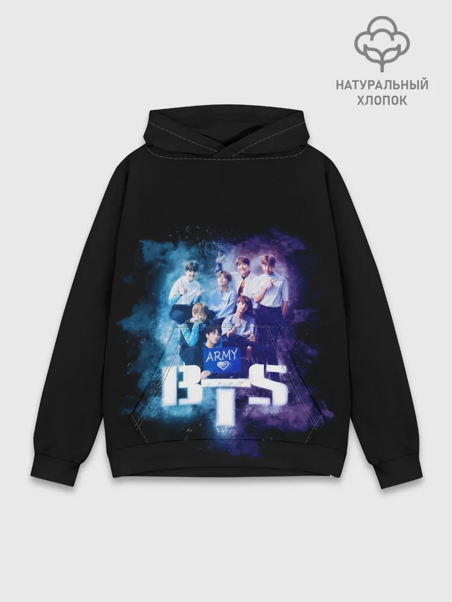 Худи мужской база хлопок / BTS