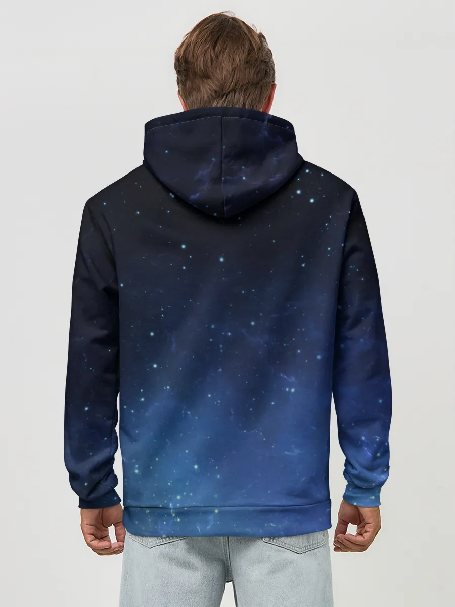 Худи мужской база хлопок / космос